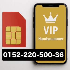 Vodafone Handy SIM Karte | Top Rufnummer | Einfache Gold Premium Telefonnummer - Bild 1 von 2