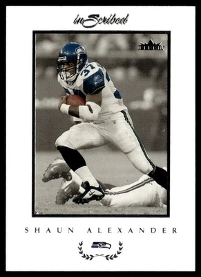 2004 Fleer Inscribed Shaun Alexander Seattle Seahawks #26 - Image 1 of 2