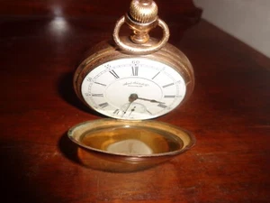 Waltham Pocket Watch Guaranteed 20 yrs Running Fahy's Montauk Gold Filled - Picture 1 of 8