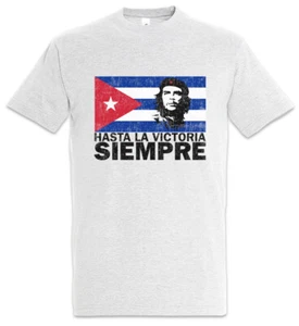 T-Shirt Hasta La Victoria Siempre II Che Socialism Guevara Kommunismus Kuba Castro - Bild 1 von 1