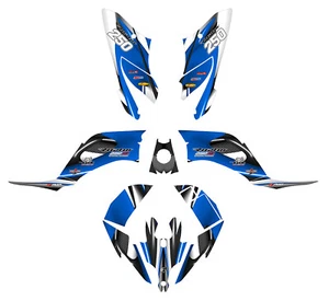 Yamaha Raptor 250 R graphics kit 24 mil thick FREE custom service #1533 Blue - Picture 1 of 11