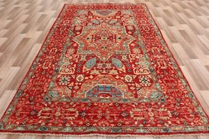 "Handmade Mamluk 3x6 Rug - Unique Pattern, Soft Wool, Perfect Home Accent" - Picture 1 of 10