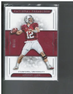 A4155- 2017 Panini National Treasures Collegiate FB -You Pick- 15+ FREE US SHIP - Picture 1 of 3