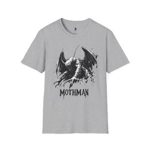 Mothman T-Shirt, Cryptid Tee, Cryptids T-Shirt, Creepy Cryptozoology Demon Geschenk - Bild 1 von 8