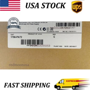 Nueva fuente de alimentación de CA Allen-Bradley 1756-PA72 SER C AB 1756PA72 EE. UU. sellada de fábrica - Imagen 1 de 1