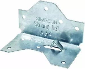 Strong Tie A34-100 18-Gauge Framing Angle (100-Per Box) - Picture 1 of 2