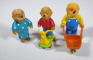 Juego de figuras familiares Berenstain Bears - Juguetes Happy Meal de McDonalds 1986 - Juego de 3 - Imagen 1 de 16