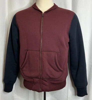 Chaqueta grande con cremallera GAP granate y azul marino para hombre Foto 1 de 4