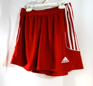ADIDAS WOMENS RED CLIMALITE SHORTS SIZE SMALL - Picture 1 of 3