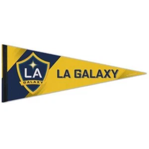 Los Angeles Galaxy 12x30 Premium Wool Pennant [NEW] MLS Sign Banner Wall Cave - Picture 1 of 1