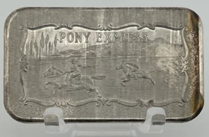 Pony Express Mother Lode Mint 1 oz .999 Silver Art Bar - Picture 1 of 2