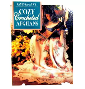 Vanessa - Acogedor libro afgano ganchillo de Ann 1992 arte ocio casa Oxmoor - Imagen 1 de 4