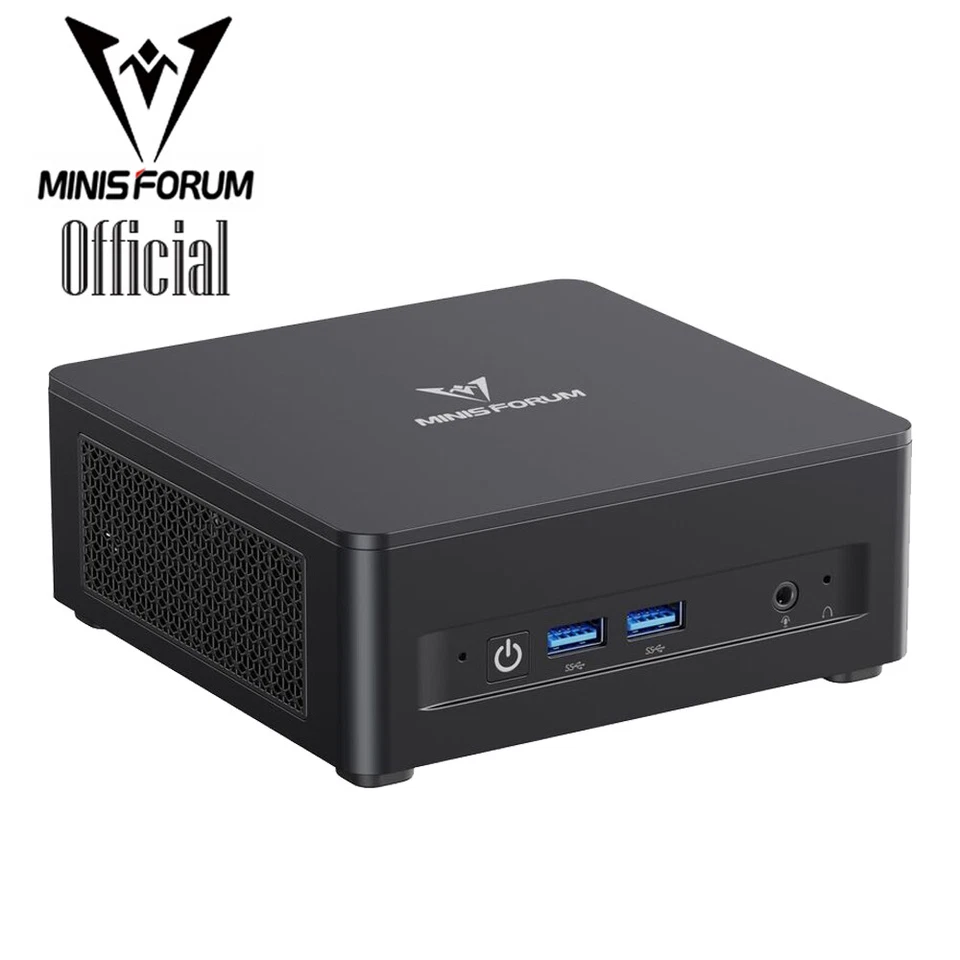 MINISFORUM UM760 Slim Mini PC AMD Ryzen 5 7640HS Processor Mini Computer Win 11 - Image 1 of 4