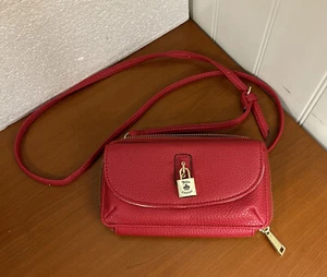 Juicy Couture Geldbörse Kalbsleder Hot Pink /GOLDAKZENT/NEU👀LESEN - Bild 1 von 8