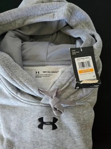 Under Armour Felpa con Cappuccio Hustle Fleece UA Uomo 1300123 Pullover Camicia Ricamata - Foto 1 di 9