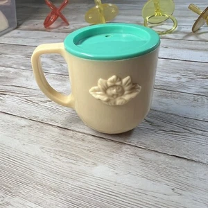 VINTAGE 1987 Cabbage Patch Kids Sippy Cup Mug For Talking Doll Handle Design - Picture 1 of 7