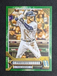 2022 Topps Gypsy Queen Isaac Paredes Green Border Parallel #165 Detroit Tigers - Foto 1 di 3