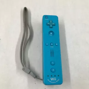 Nintendo OEM Wii Remote with MotionPlus Genuine RVL-036 Blue Teal Wii U - Picture 1 of 11