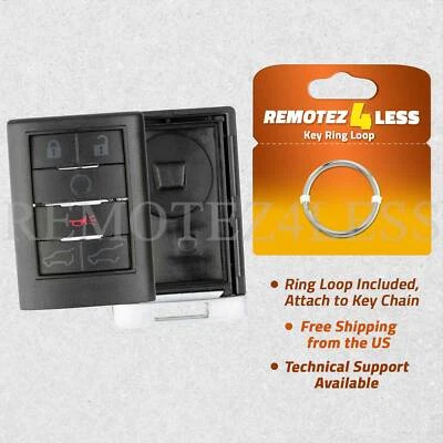 Remote Key Fob Shell Case 6b for 2007-2014 Cadillac Escalade ESV EXT OUC6000066 Foto 1 de 4