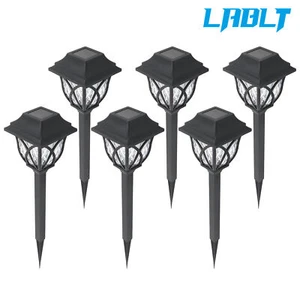 LABLT Solar Pathway Outdoor Powered Landscape Lights for Walkway Lawn Yard 6PCS - Picture 1 of 15