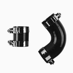 BLACK 2002-2007 Subaru Impreza WRX/STI GD/GG 2.0L 2.5L Silicone Intercooler hose - Imagen 1 de 10