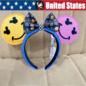 Disney Parks Loungefly Y2K Mickey & Minnie Ohren Stirnband Disneyland - Bild 1 von 10
