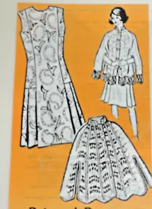 1970s Mail-order Printed Pattern #4896 Dress/Cape Sz 18 B40 Complete - Picture 1 of 7