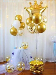 US Seller Large Balloon Arch Set Column Stand Base Frame Kit Birthday Wedding... - Picture 1 of 7