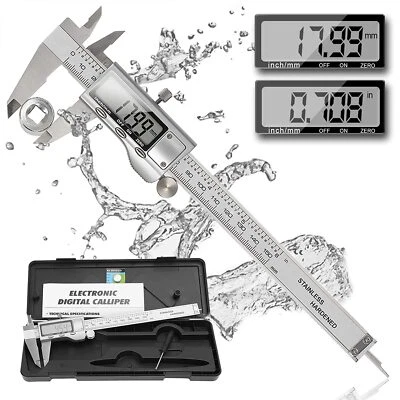 Digitaler Messschieber Messlehre Schieblehre 0-150mm LCD Display Edelstahl DE - Bild 1 von 4