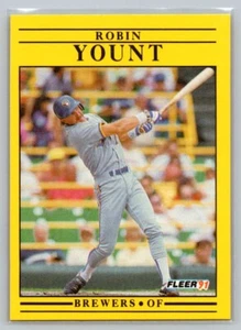 1991 Fleer Robin Yount #601 - Bild 1 von 2
