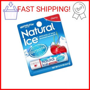 Mentholatum Natural Ice Lip Balm Cherry SPF 15 1 Each - Picture 1 of 2