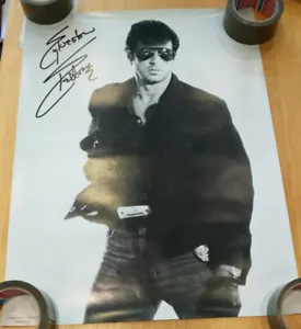 AFFICHE CINEMA POSTER DE SYLVESTER STALLONE 1986 COBRA - Picture 1 of 1