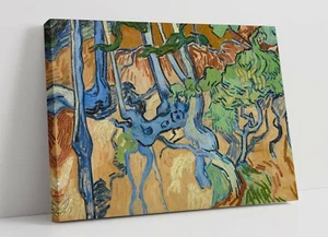 VINCENT VAN GOGH "TREE ROOTS" -CANVAS WALL ART PICTURE PRINT- FAMOUS PAINTING - Picture 1 of 2