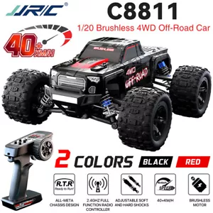 JJRC 4WD 1/20 Geländewagen RC Monster Truck 2,4G 40km/h Bürstenloser 35A ESC 80M - Bild 1 von 11