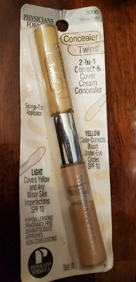Physicians Formula Concealer Twins Cream Concealer, 3056 Yellow/Light New - Image 1 of 2