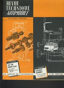 (C3B)REVUE TECHNIQUE AUTOMOBILE FIAT 1100 NECKAR EUROPA/ PANHARD 17 - Picture 1 of 2
