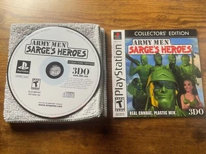 Army Men Sarges Heroes Disc & Manual only Collector Edition (Sony PlayStation 1) - Picture 1 of 2