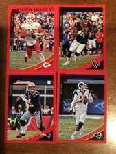 2018 DONRUSS YOU PICK RED PRESS PROOF WARNER WATSON MAHOMES GOFF BRADY RC'S