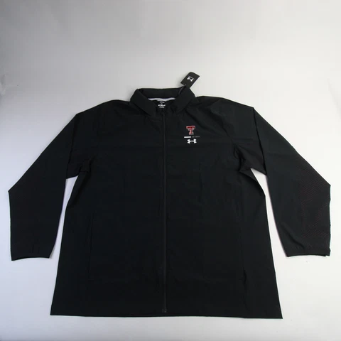 Texas Tech Red Raiders Under Armour Jacket Men's Black New Cover