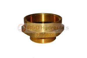 Adaptador de latón Fire Hydrant 2"" FPT x 1-1/2"" NST(M) - Imagen 1 de 3