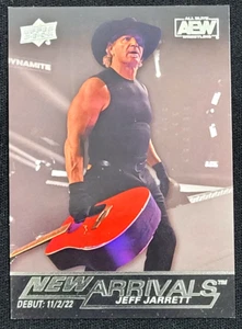 2022 UPPER DECK AEW NEW ARRIVALS JEFF JARRETT SILVER - Picture 1 of 2