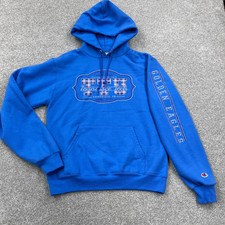 Tennessee Tech Golden Eagles Hoodie Men Small Blue Hooded Sweatshirt Sweater TTU