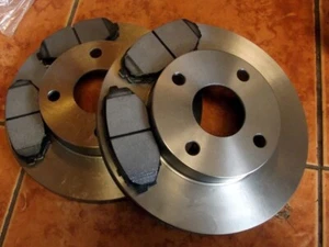 Front brake discs and pads set Mazda MX-5 1.6 MX5 Eunos mk1 NA 2 x 235mm - Picture 1 of 3