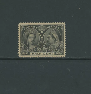Canada Scott # 50 XF OG LH Half cent Stamp Cat $110 - Picture 1 of 2