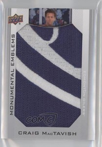 2013-14 Upper Deck Edmonton Oilers Monumental Emblems Craig MacTavish #ME-CM