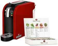 TEEKANNE Tealounge System Teemaschine Rot Teekapselmaschine inkl. Starter-Box