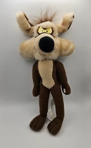 Vintage 90's Ace Wiley Wile E Coyote Plush Looney Tunes 9 inch - Picture 1 of 3