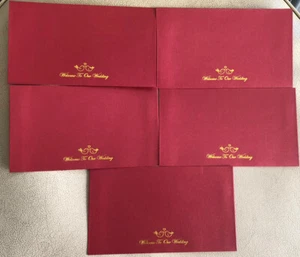 5 CHINESISCHER ROTGOLD GELDUMSCHLAG PAKET HOCHZEITSSEGEN - Bild 1 von 9