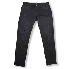 A.P.C. Etroit Court Straight Leg Jeans Womens 29 Black Dark Wash Mid-Rise