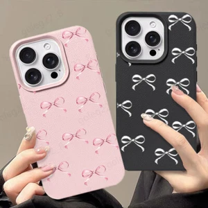 Handyhülle Für iPhone 16 Pro Max 15 14 13 12 11 stoßfest Schleife Silikon Cover - Bild 1 von 15